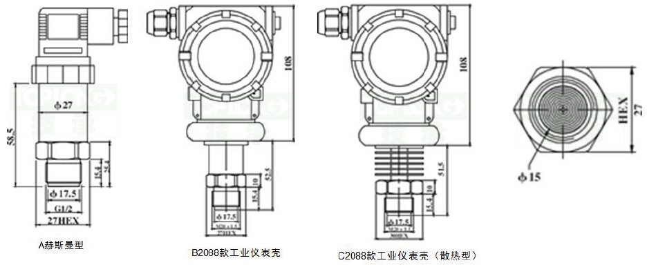 HFS靶式水流開(kāi)關(guān)流量控制范圍圖